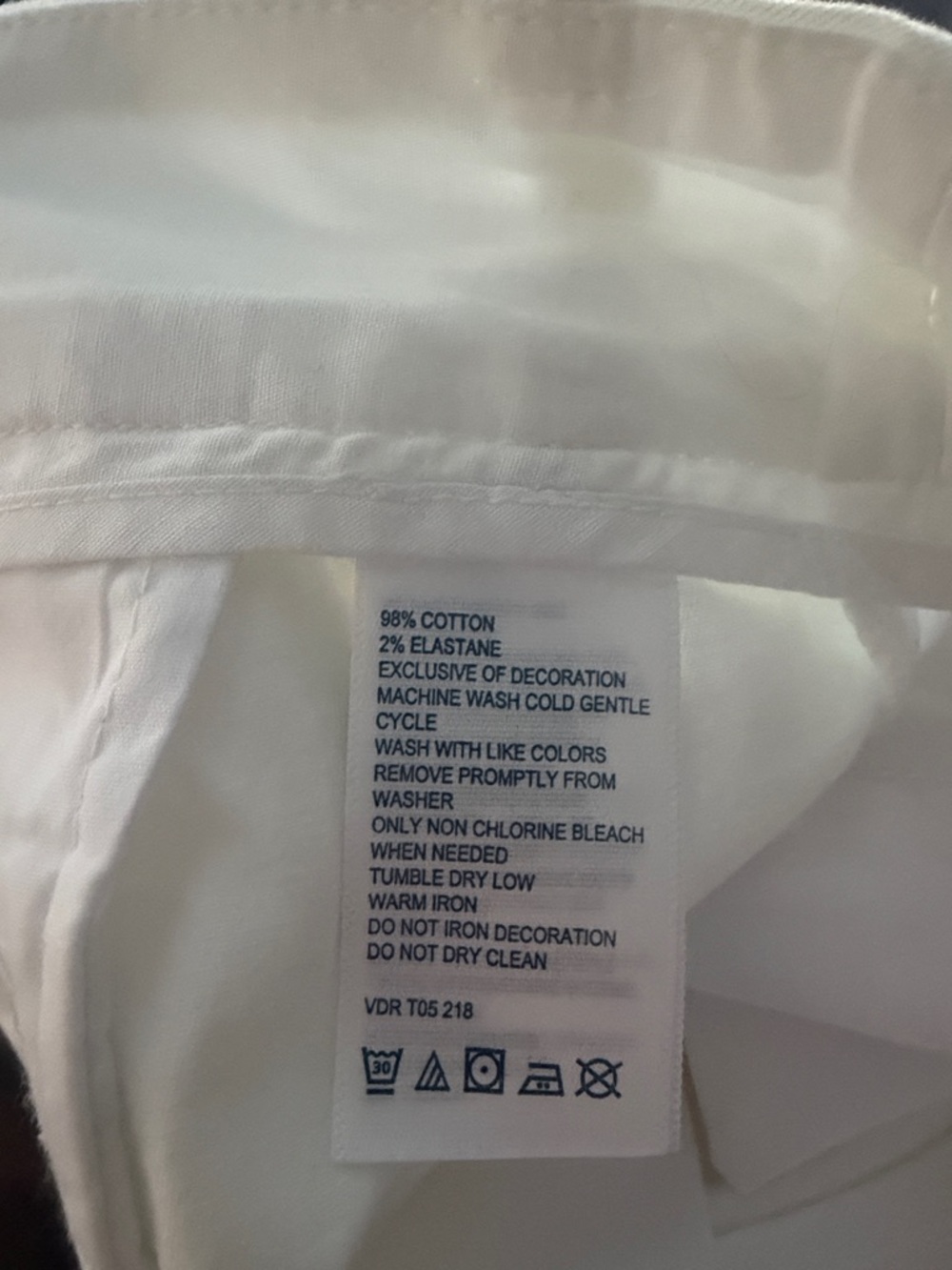 NWOT Nautica White Women's Cotton Chino Bermuda Shorts Size 12 - Picture 6 of 6